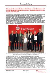 Pressemitteilung - Sparkasse Niederbayern-Mitte