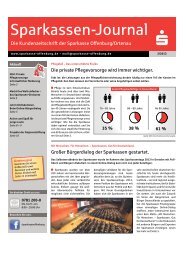 Sparkassen-Journal Ausgabe 02/2013 - Sparkasse Offenburg