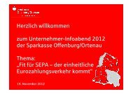 Firmenkunden-PrÃ¤sentation - Sparkasse Offenburg/Ortenau
