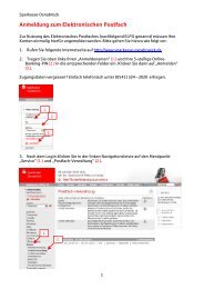 Anmeldung zum Elektronischen Postfach - Sparkasse Osnabrück