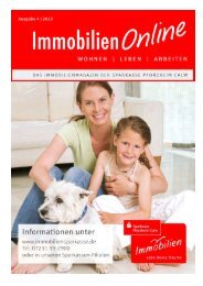 ImmobilienOnline - Ausgabe 4/2013 - Sparkasse Pforzheim Calw