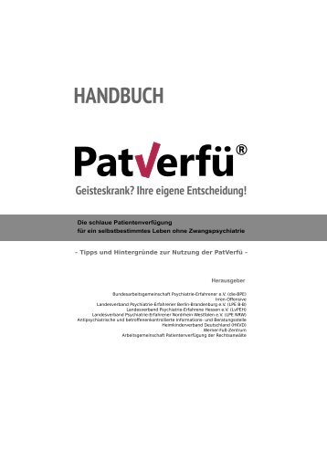Handbuch Patientenverfügung