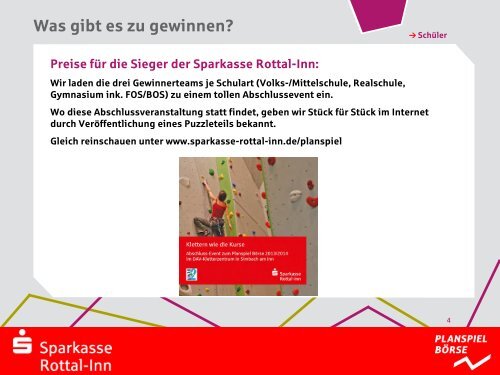 Preise und Spielregeln - Die Internetfiliale der Sparkasse Rottal-Inn