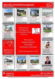 Immobilienmagazin - Die Internetfiliale der Sparkasse Rottal-Inn