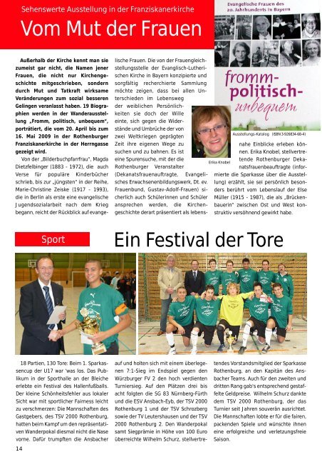 Magazin Ã¶ffnen - Sparkasse Rothenburg