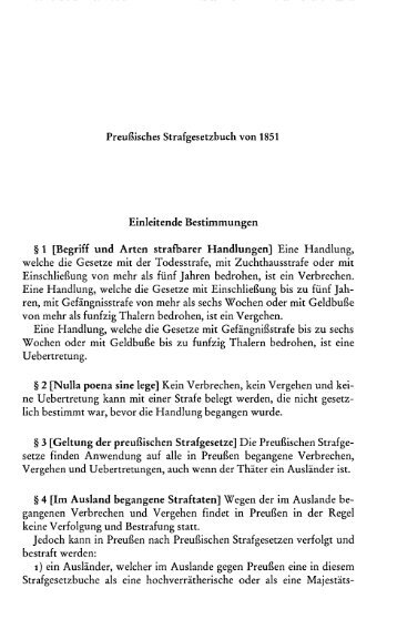 Strafgesetzbuch Preußen