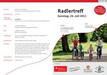 Radlertreff - Sparkasse Tauberfranken