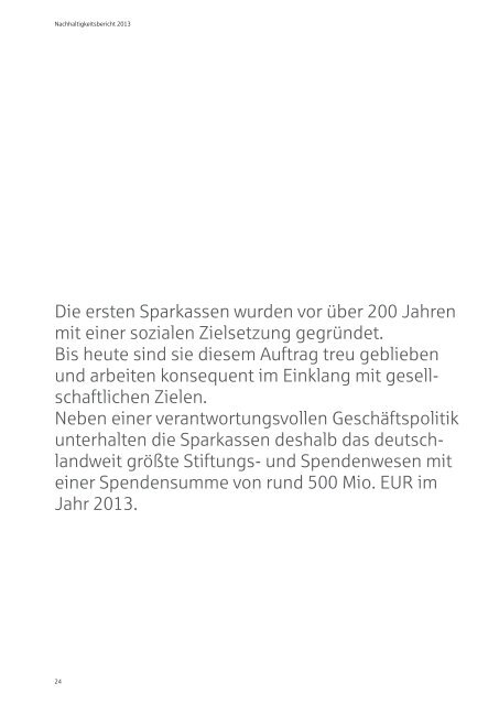 Zum Nachhaltigkeitsbericht 2013 - Sparkasse Trier