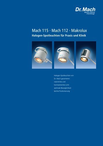 Mach 115 · Mach 112 · Makrolux - Dr. Mach