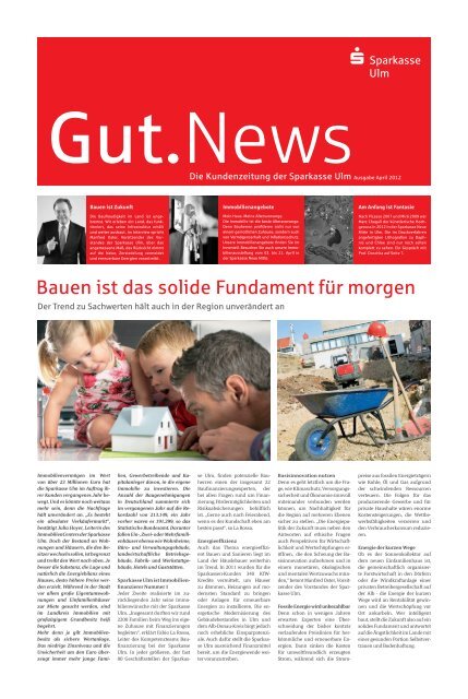 Ausgabe 04/2012 (pdf, 8,9 MB) - Sparkasse Ulm