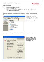 Leitfaden zur Umstellung von FTAM auf EBICS - Sparkasse Werra ...