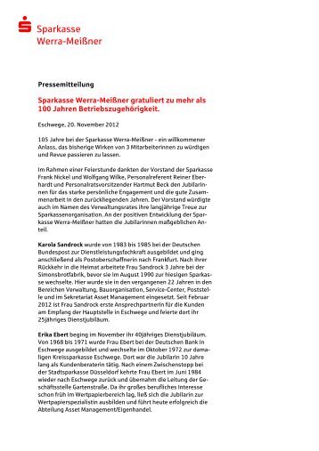 & Sparkasse Werra-MeiÃner