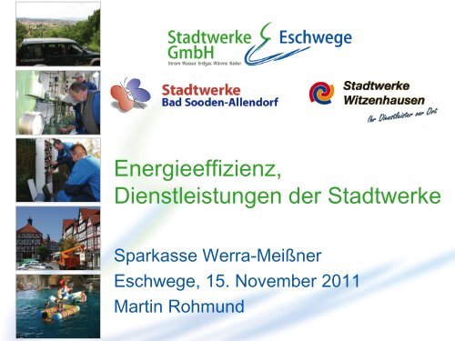 Vortrag Stadtwerke - Sparkasse Werra-MeiÃner