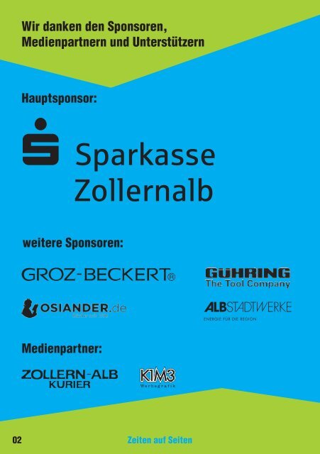 Albstädter Literaturtage - Sparkasse Zollernalb