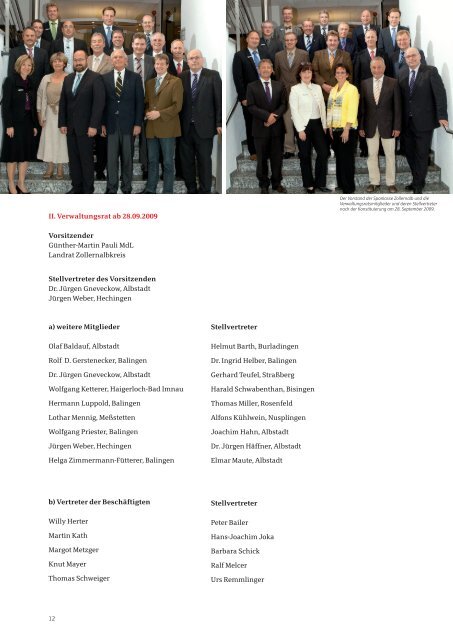 S Sparkasse Zollernalb Jahresbericht 2009. In der Region â fÃ¼r die ...