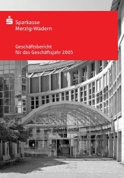 GeschÃ¤ftsbericht 2005 - Sparkasse Merzig-Wadern