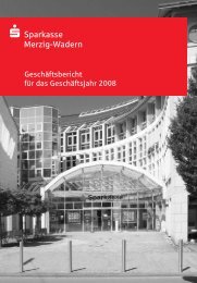 GeschÃ¤ftsbericht 2008 - Sparkasse Merzig-Wadern