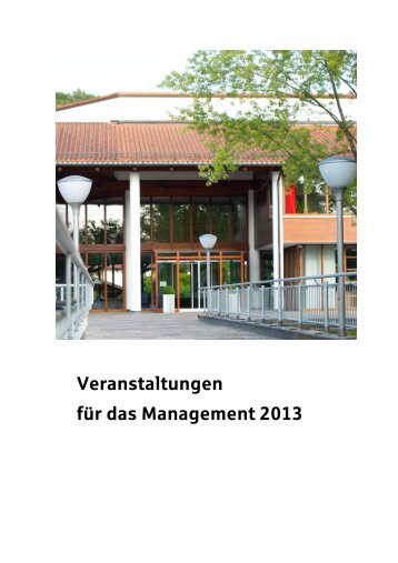 Management - Sparkassenakademie Bayern