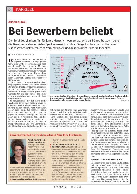 SANIEREN UND SPAREN - Sparkassenzeitung