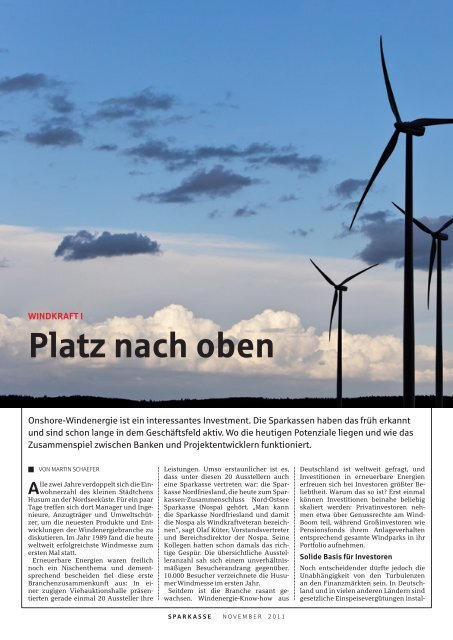 GUT VERNETZT - Sparkassenzeitung