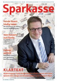 KLARTEXT - Sparkassenzeitung