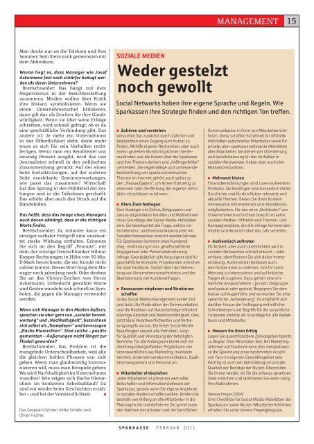 KLARTEXT - Sparkassenzeitung