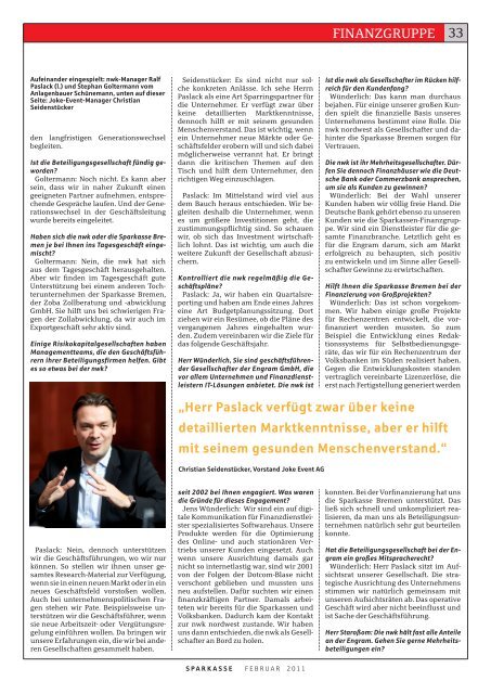 KLARTEXT - Sparkassenzeitung