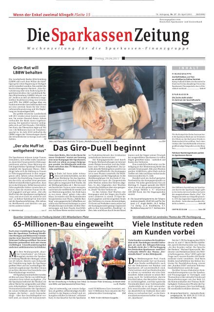 als PDF downloaden - Sparkassenzeitung