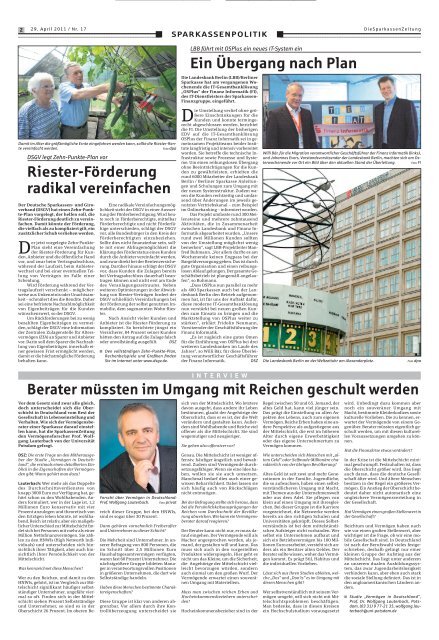 als PDF downloaden - Sparkassenzeitung