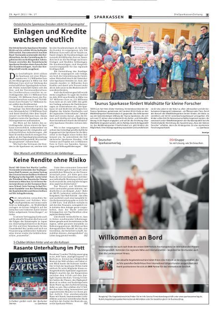 als PDF downloaden - Sparkassenzeitung