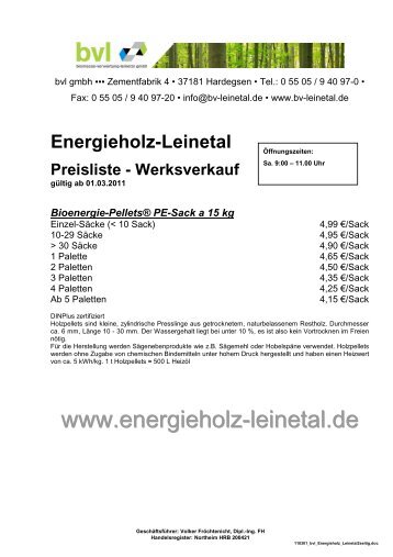 Energieholz-Leinetal Preisliste - bvl biomasse-verwertung-leinetal ...