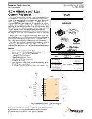 MC33887, 5.0 A H-Bridge with Load Current Feedback