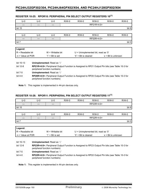 PIC24HJ64 Datasheet