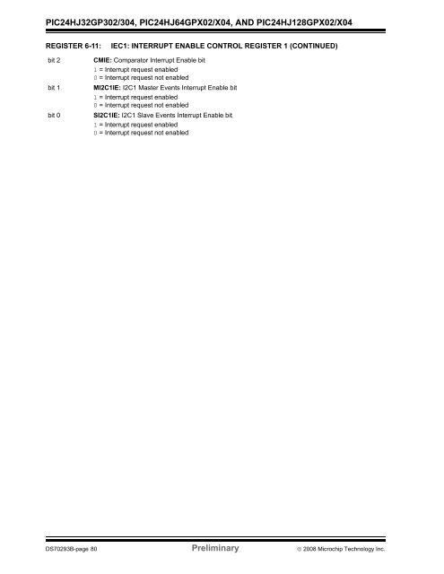 PIC24HJ64 Datasheet