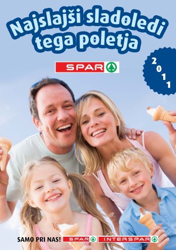 SAMO PRI NAS! Najslajši sladoledi tega poletja - Spar