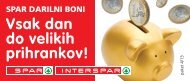 Vsak dan do velikih prihrankov! - Spar