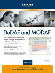 DoDAF and MODAF - Enterprise Architect
