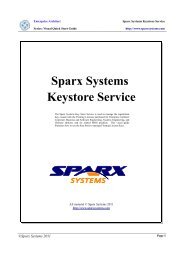 Sparx Systems Keystore Service - SparxSystems Software GmbH