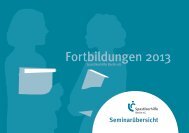 Fortbildungen 2013 - bei der Spastikerhilfe Berlin eG