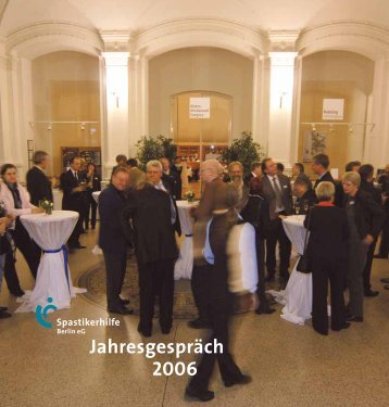 JahresgesprÃ¤ch 2006 - bei der Spastikerhilfe Berlin eG