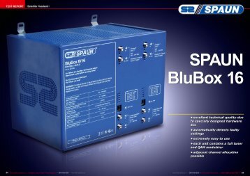SPAUN BluBox 16 - TELE-satellite International Magazine