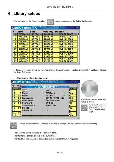 sparos sat hd - Spaun