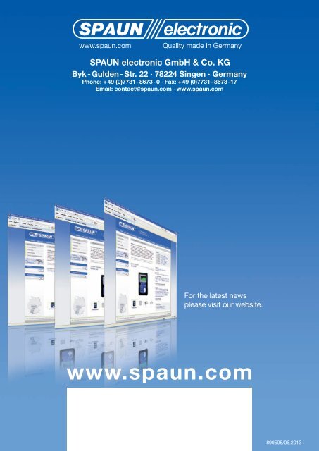 SPAROS 711 Touch Premium - Spaun