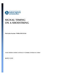 FHA Signal Timing On A Shoestring