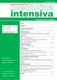 revista portugesa de - Sociedade Portuguesa de Cuidados Intensivos