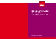 Berichtsheft zum Bezirksparteitag 2013 - SPD-Bezirk Braunschweig
