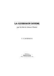 La guÃ©rison divine (pdf) - F.F. Bosworth - Croixsens.net