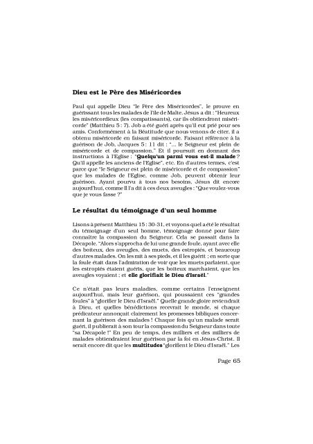 La guÃ©rison divine (pdf) - F.F. Bosworth - Croixsens.net