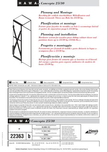 HAWA Concepta 25/30 - Dieckmann GlasbeschlÃ¤ge