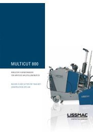 MULTICUT 800 - Lissmac